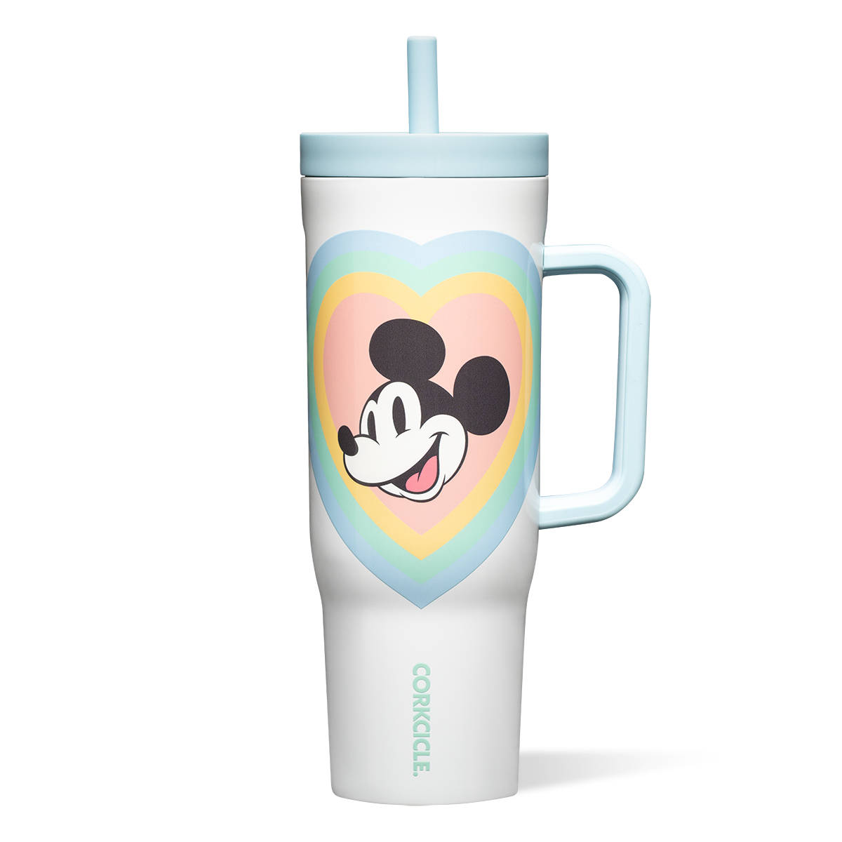 Mickey & Minnie Mouse Retro Rainbow Leakproof Cruiser - Soft Modern Choice Pick