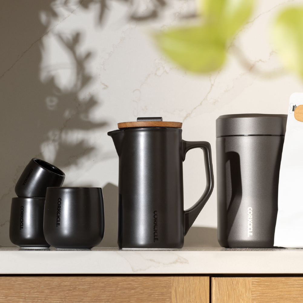 Ceramic French Press - Essential Clean Set Style