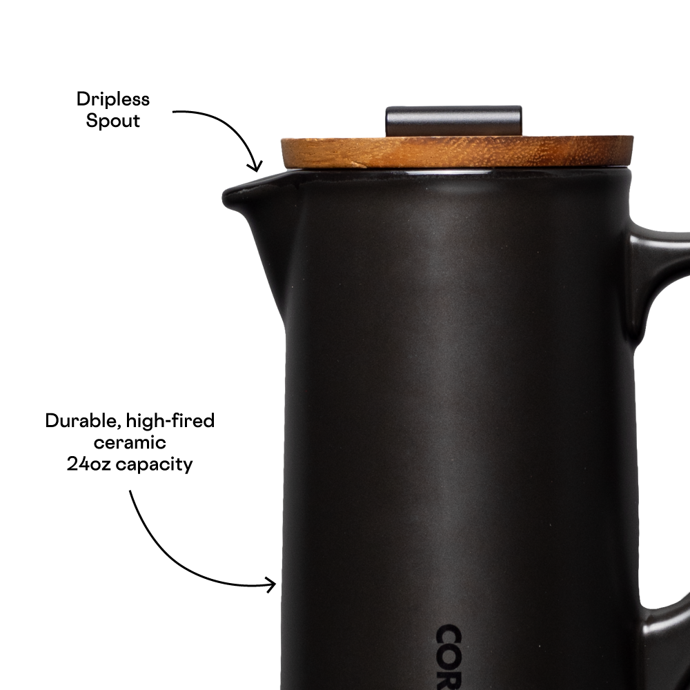 Ceramic French Press - Essential Clean Set Style